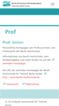 Mobile Screenshot of prof.beuth-hochschule.de