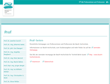Tablet Screenshot of prof.beuth-hochschule.de