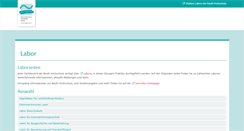 Desktop Screenshot of labor.beuth-hochschule.de